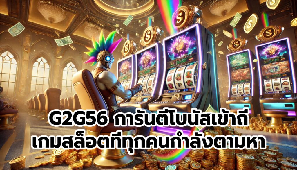 G2G56 การันตีโบนัสเข้าถี่ เกมสล็อตที่ทุกคนกำลังตามหา